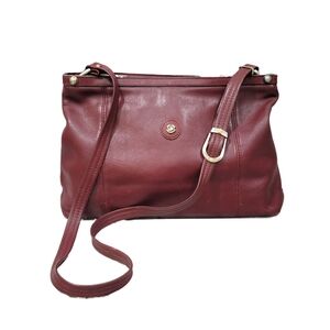 Vintage JOHN ROMAIN Genuine Leather Crossbody/Shoulder Style Handbag